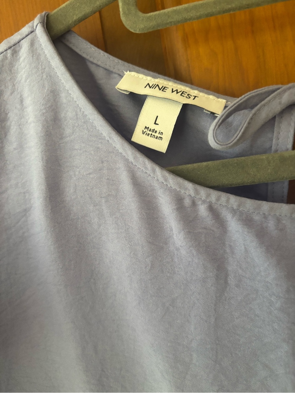 Nine West Lavender Tiered Flutter-Sleeve Mini Dress - Picture 2 of 4